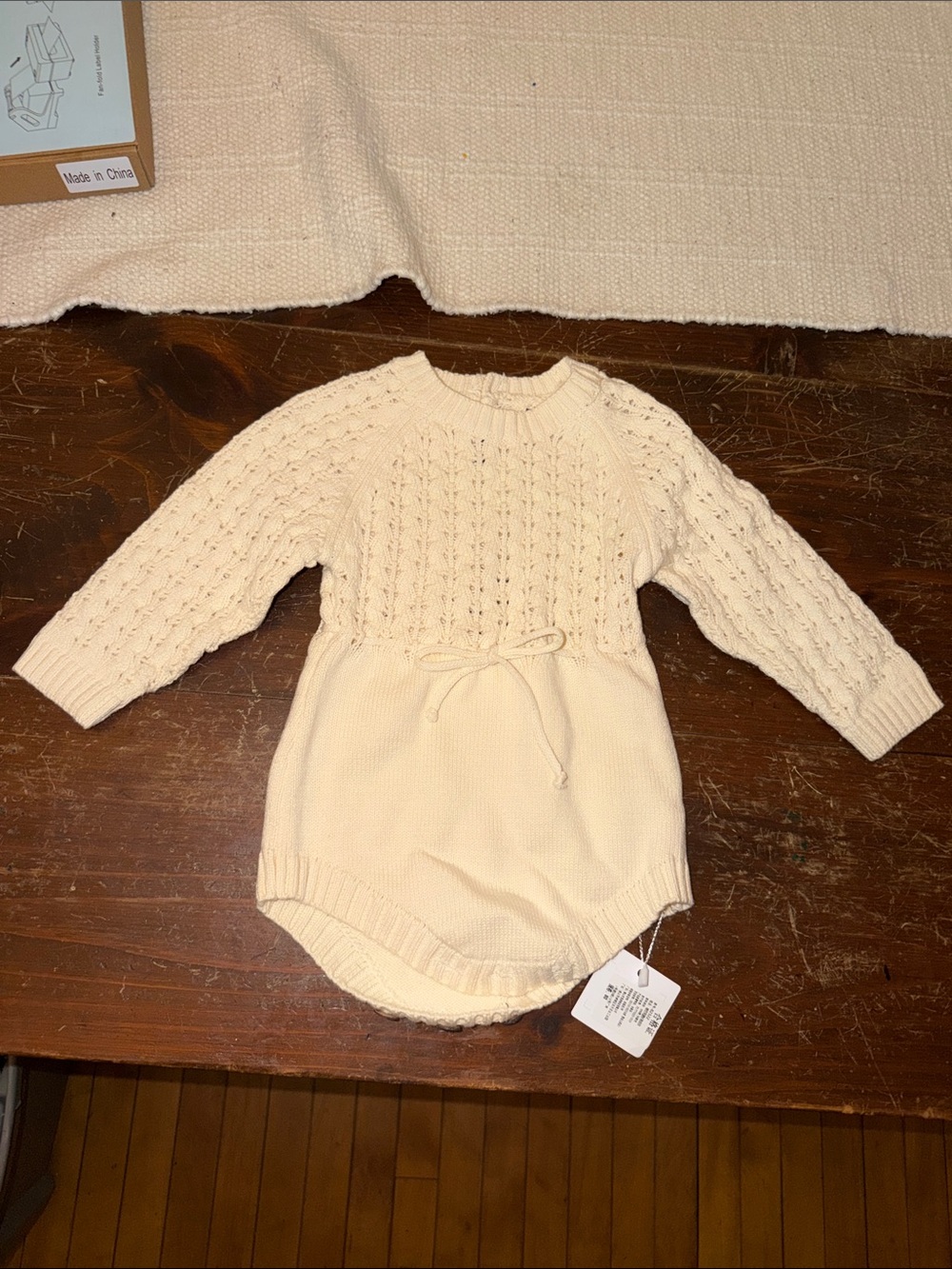 Boutique Long Sleeve Romper 12-18m